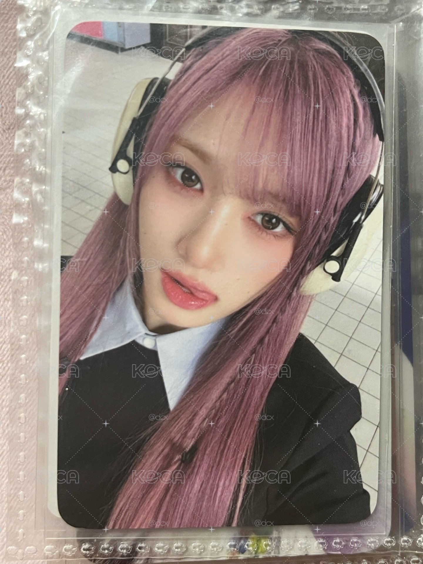 IVE 李瑞 Leeseo IVE EMPATHY wm 4.0 紫髮耳機瑞