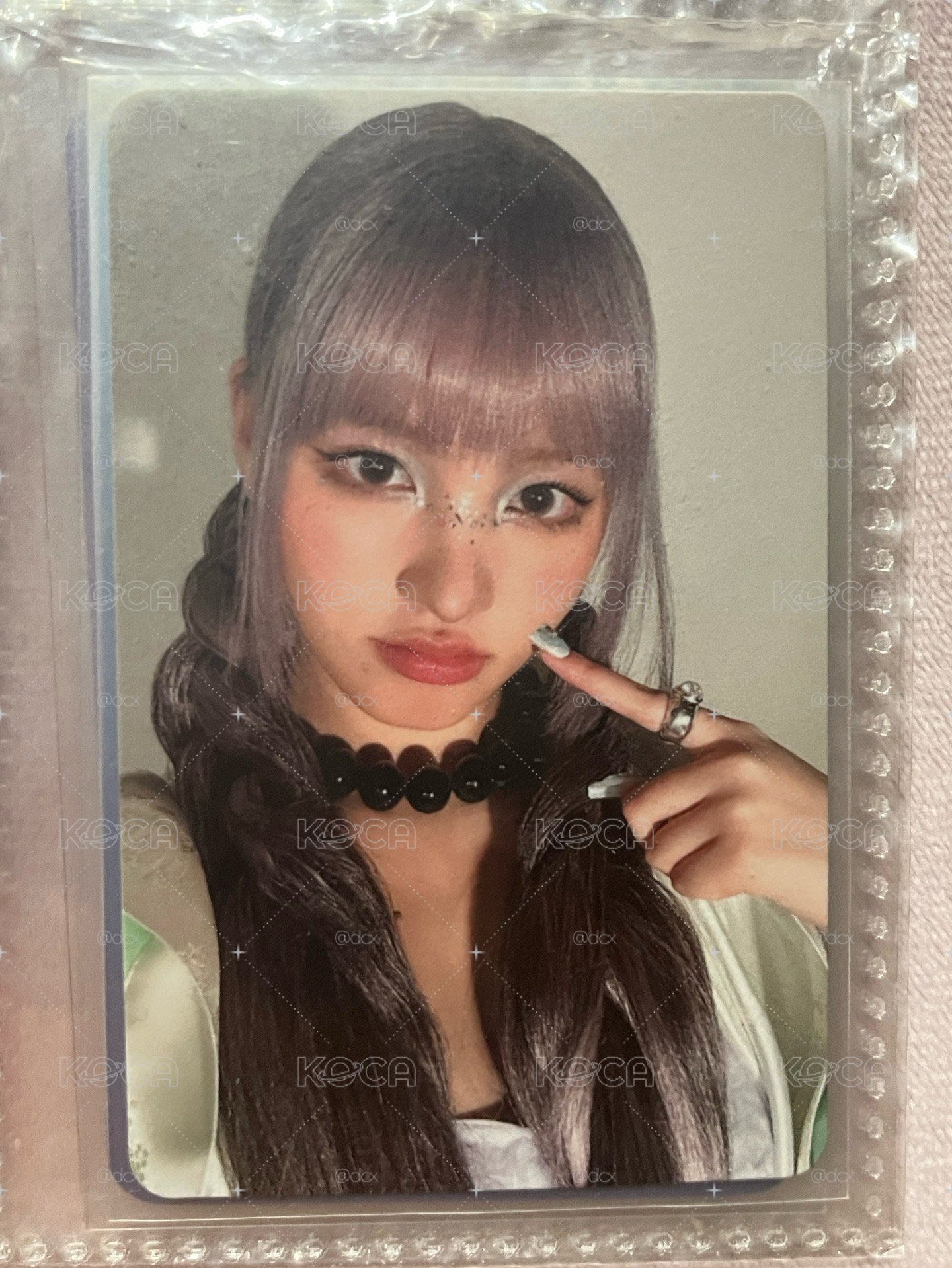 IVE 金志垣 Liz IVE SWITCH sw 1.0 紫髮巫女戳臉栗
