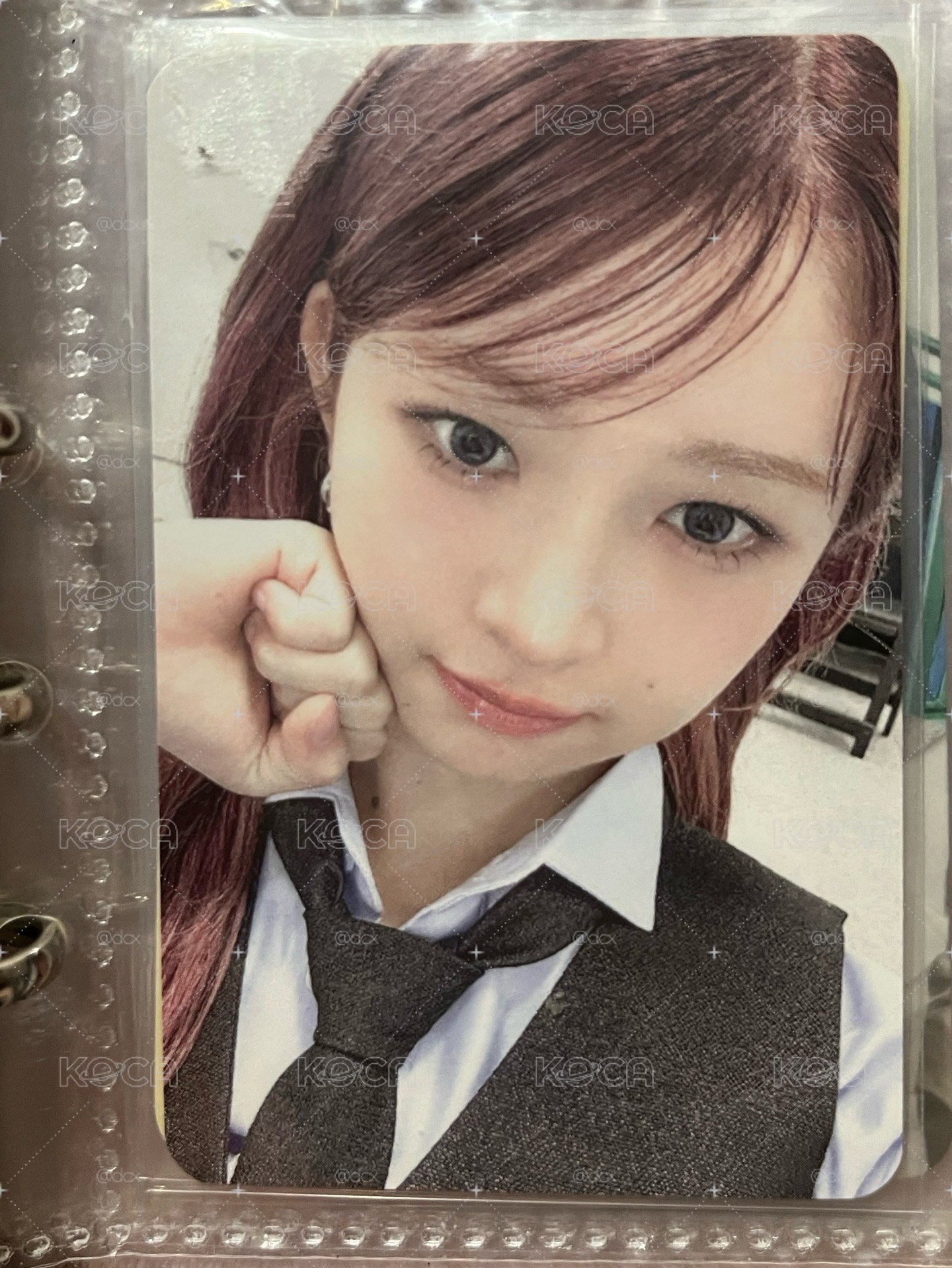 IVE 直井怜 Rei I'VE MINE 楠藝2.0 紅髮握拳推臉怜