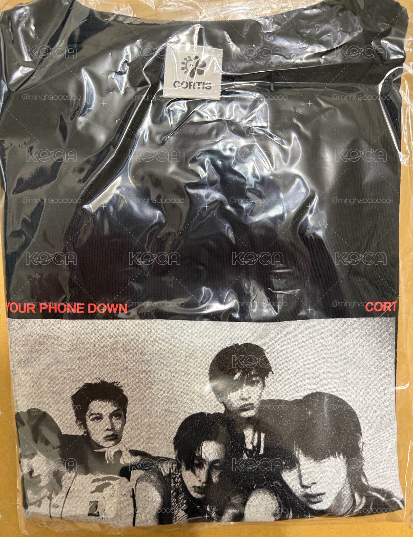 Cortis 日本場 t-shirt(黑/白）（M/L)