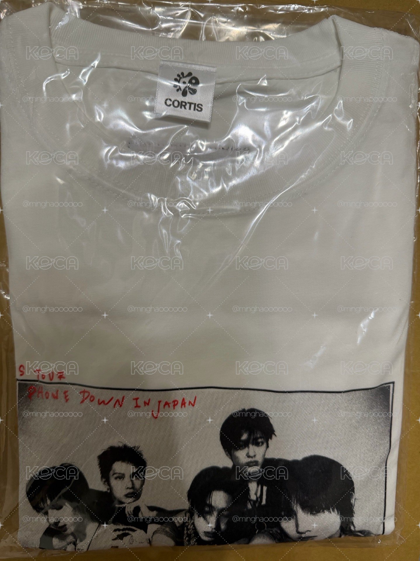 Cortis 日本場 t-shirt(黑/白）（M/L)