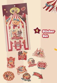 CLICK BUTTERBEAR 貼紙 