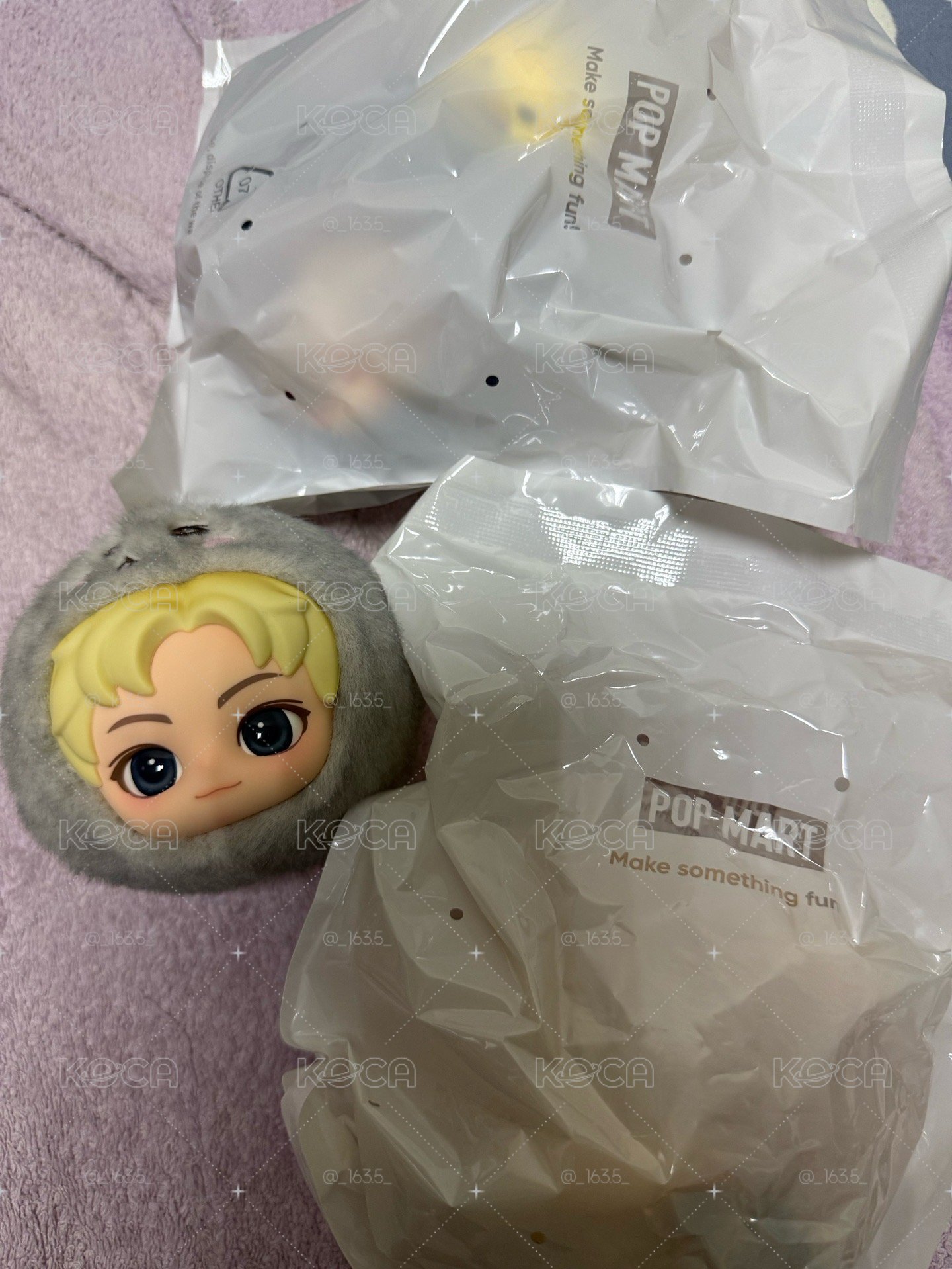 泡泡瑪特大頭迷你包（燦恩彬）