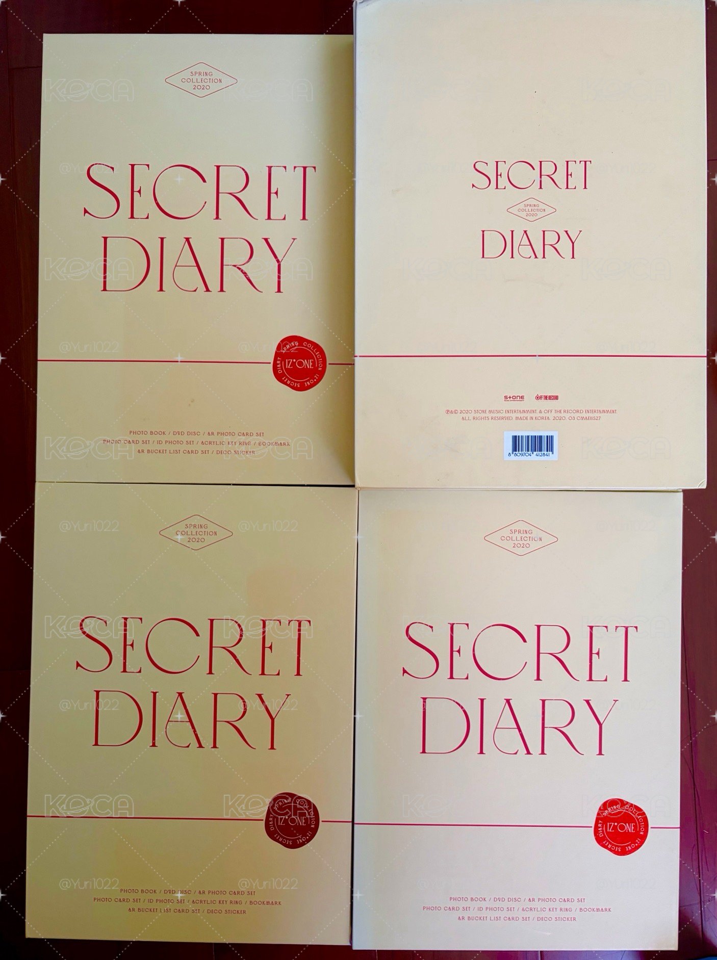 IZ*ONE SECRET DIARY Photobook Package 寫真集 