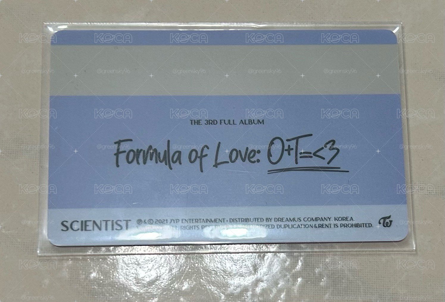定定 貼紙（無外袋）+ID card 