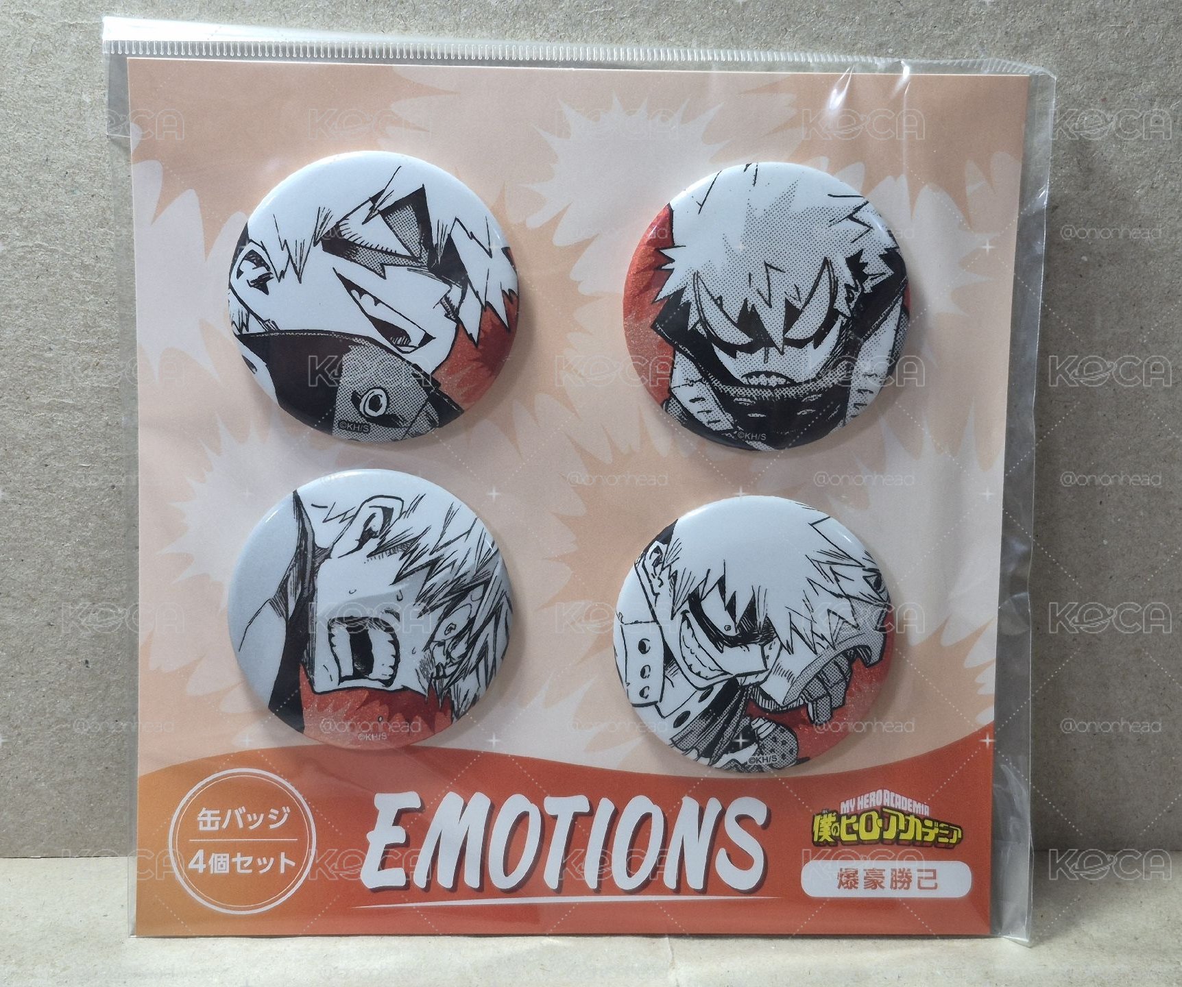 JUMP SHOP 徽章 EMOTIONS