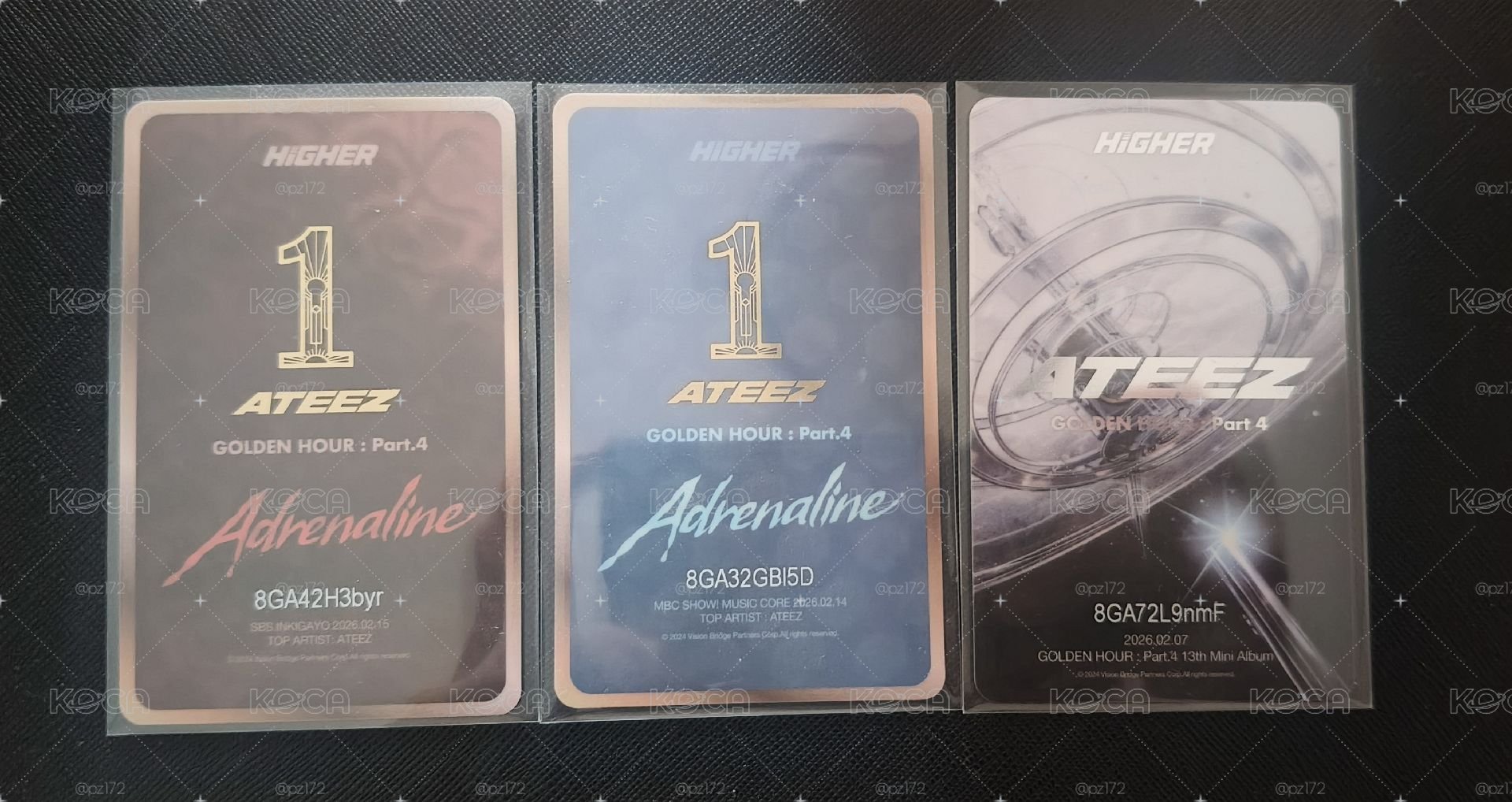 Adrenaline Higher隨機卡*3