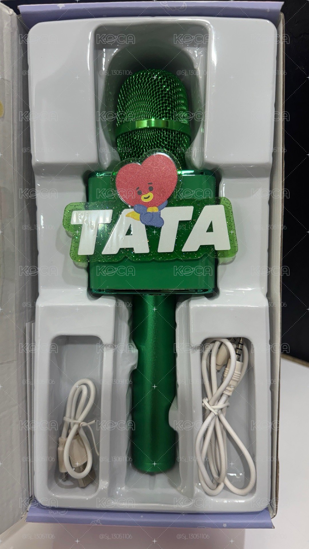 BT21 無線藍牙麥克風TATA 綠色款