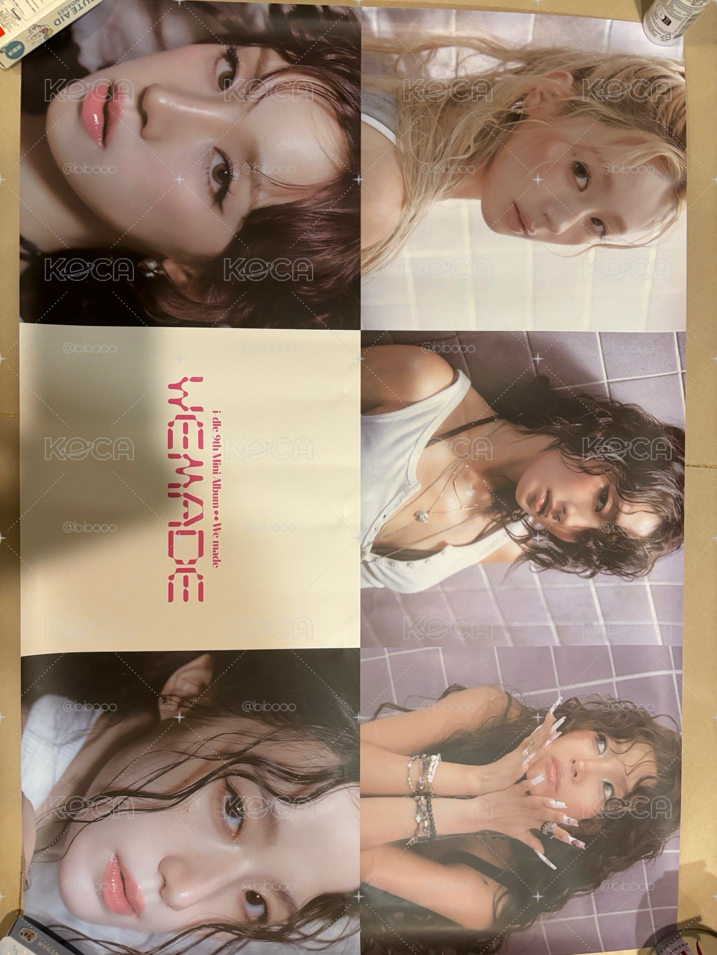 idle we are B&C ver預售未拆大海報