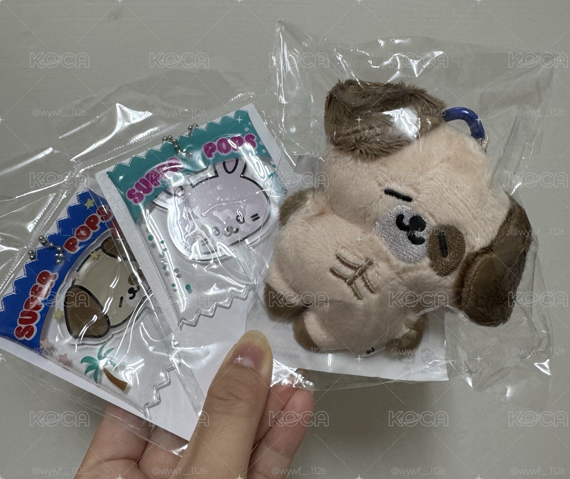 日周海狗+赫海壓克力吊飾