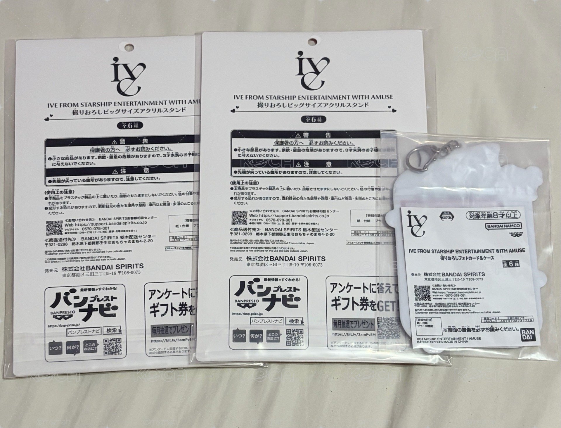 《在台現貨！演唱會前可拿到》怜萬代大立牌 卡套