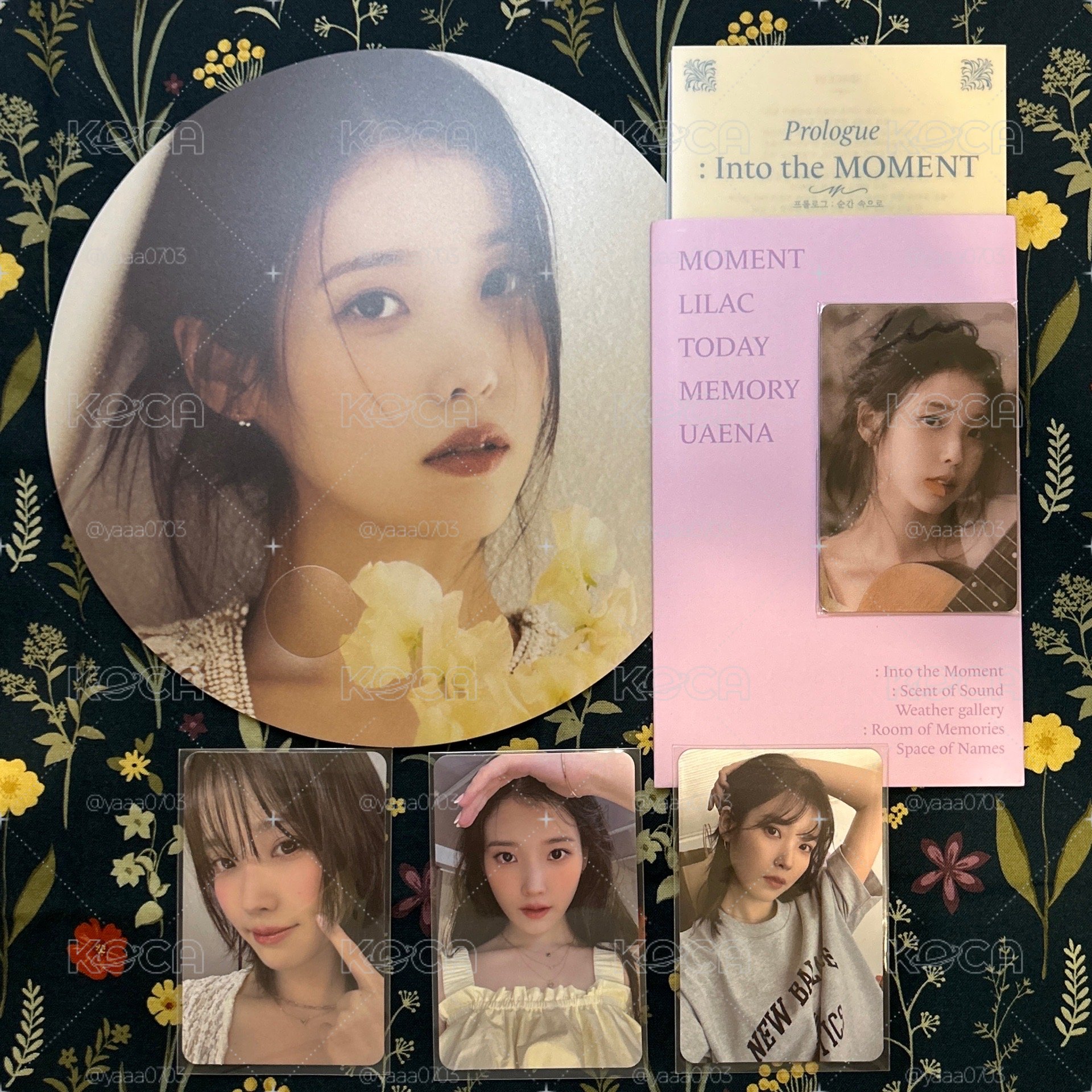 IU The moment展覽入場特典