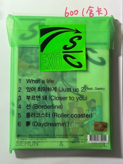 燦烈What A Life全專 專輯卡 狗狗燦