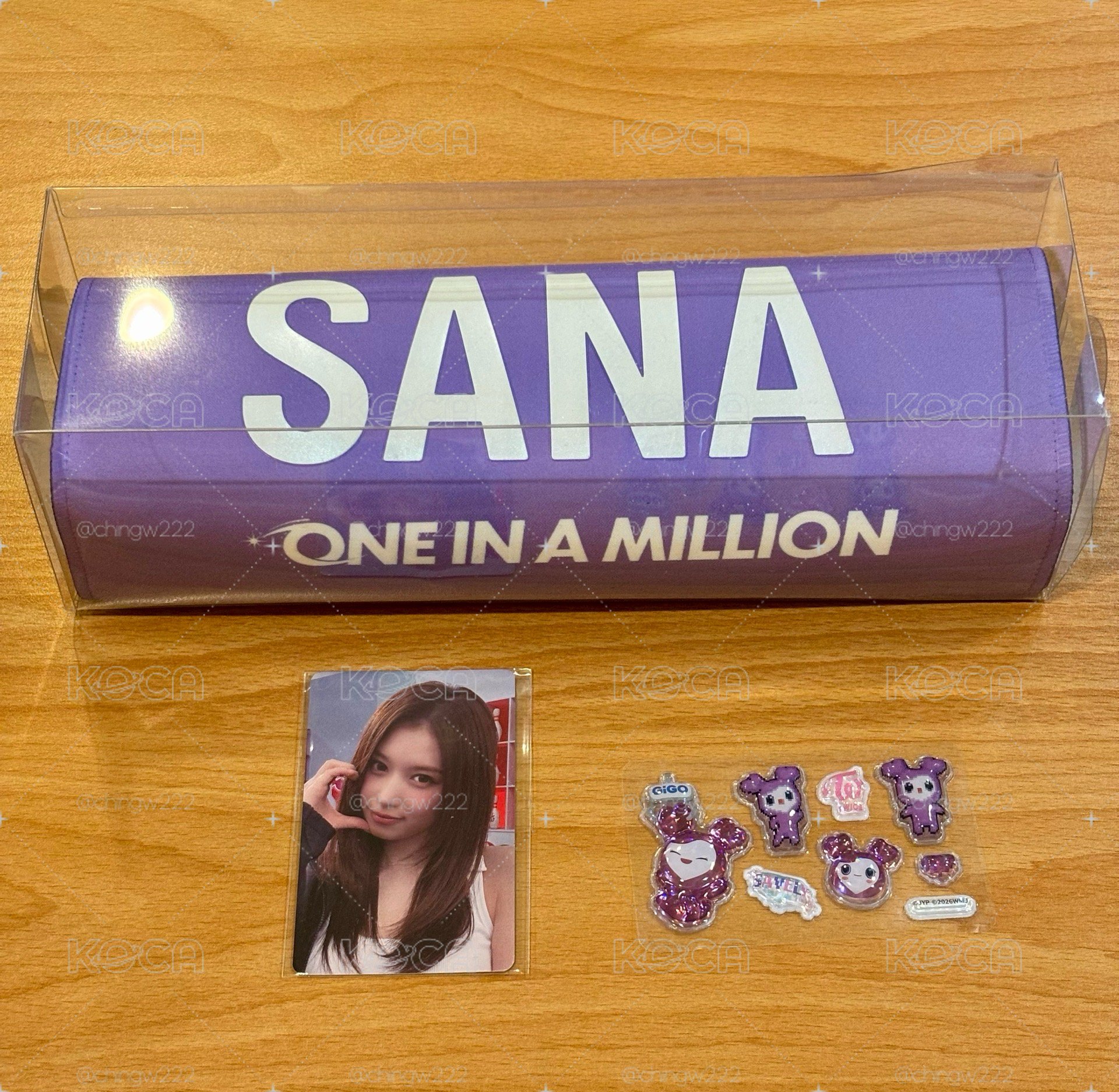 TWICE 新國立｜SANA 手幅＋GIGO 貼紙