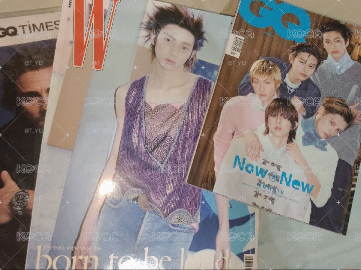 W 訓單封+ GQ團封雜誌