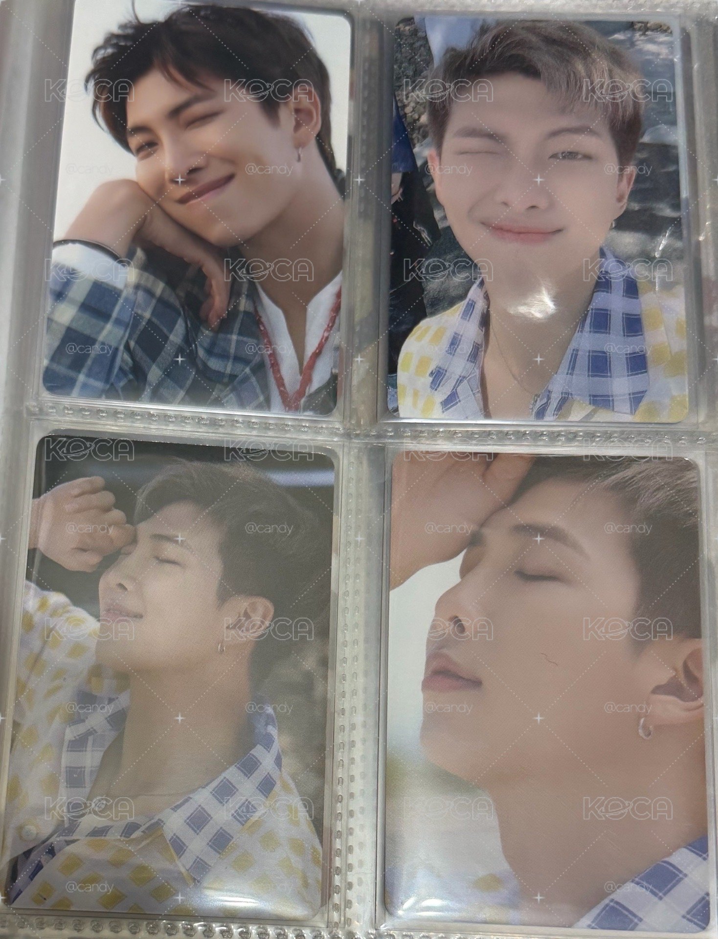 BTS RM 南俊D社卡冊小卡