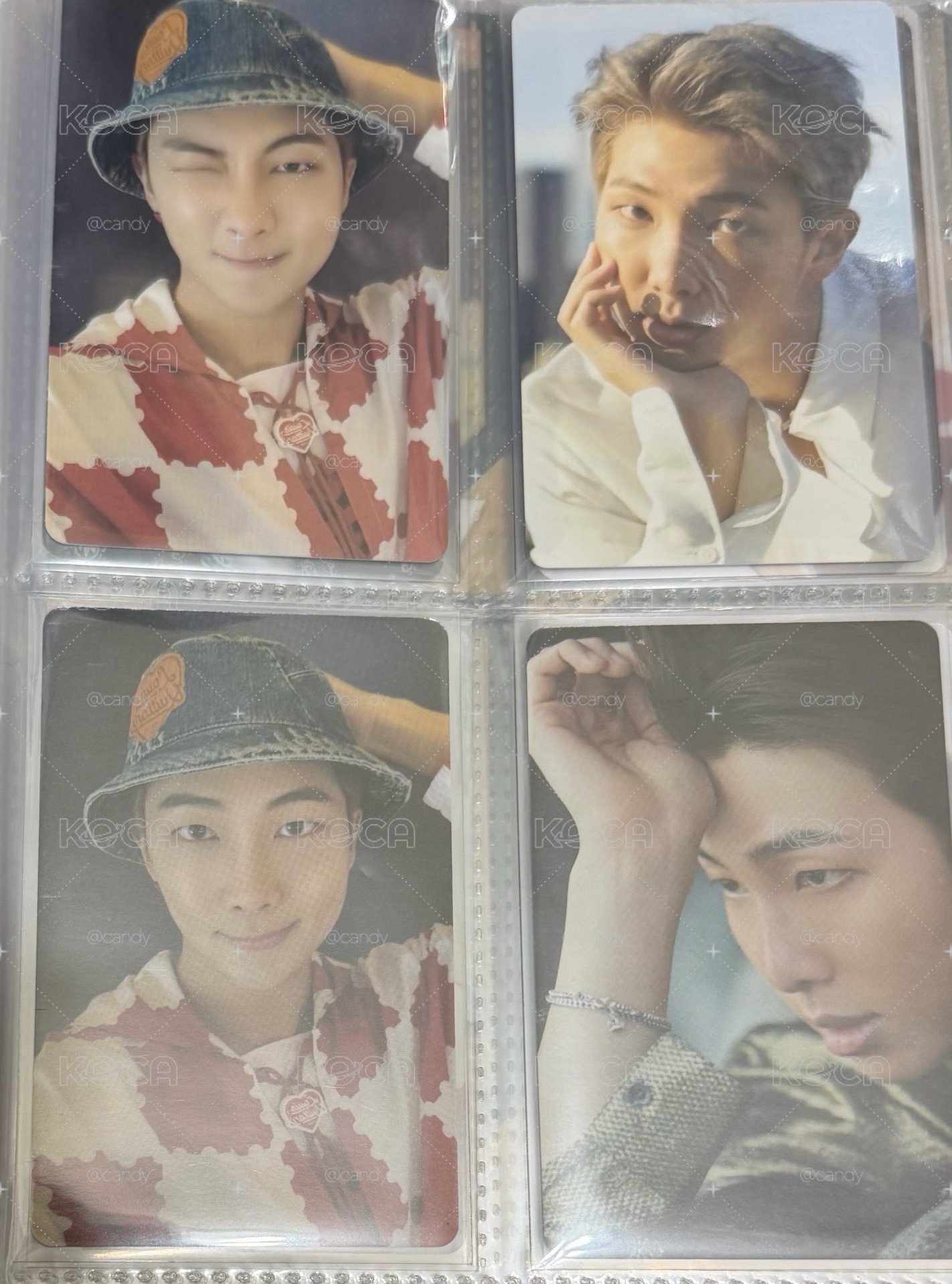 BTS RM 南俊D社卡冊小卡