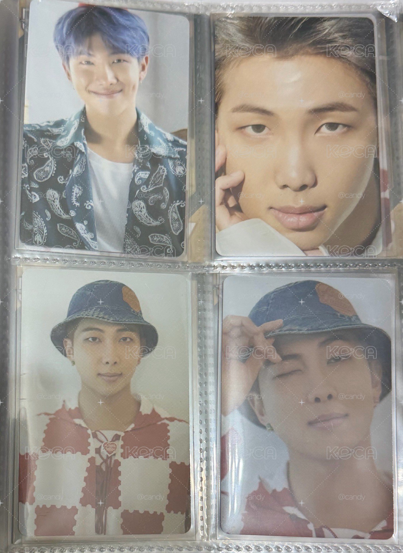 BTS RM 南俊D社卡冊小卡