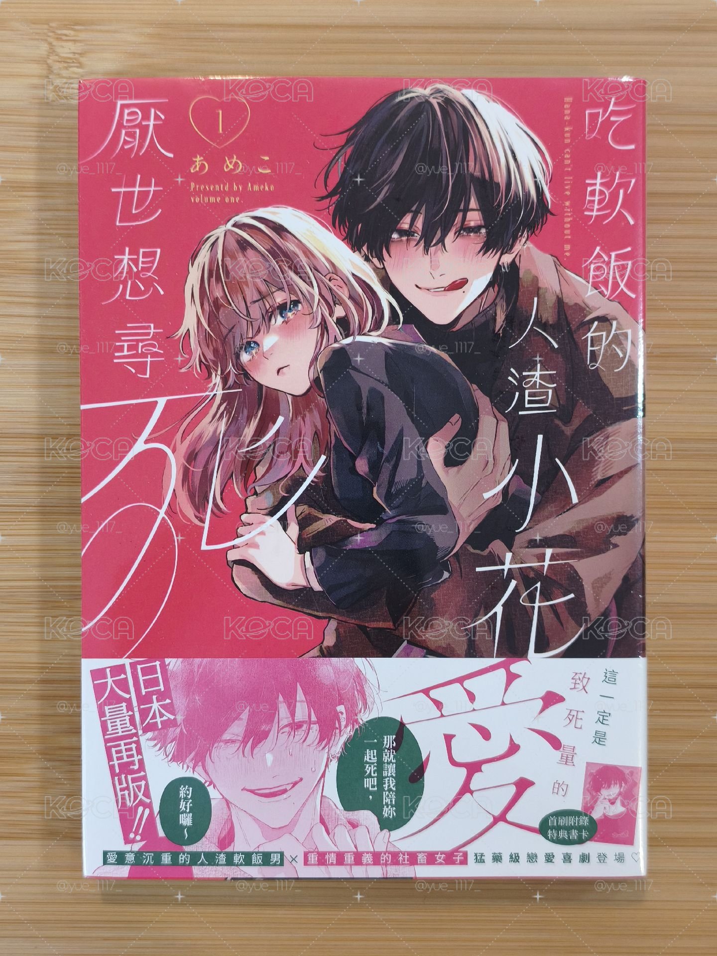 吃軟飯的小花厭世想尋死 漫畫第一集 首刷限定版 全新未拆