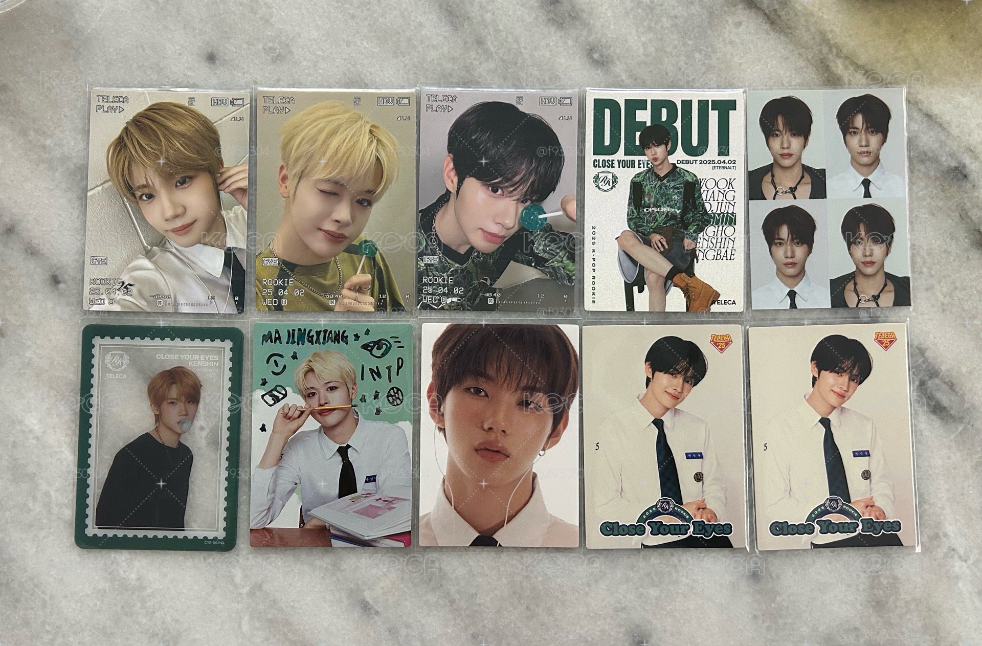 2025 K-POP ROOKIE TELECA 隨機卡 