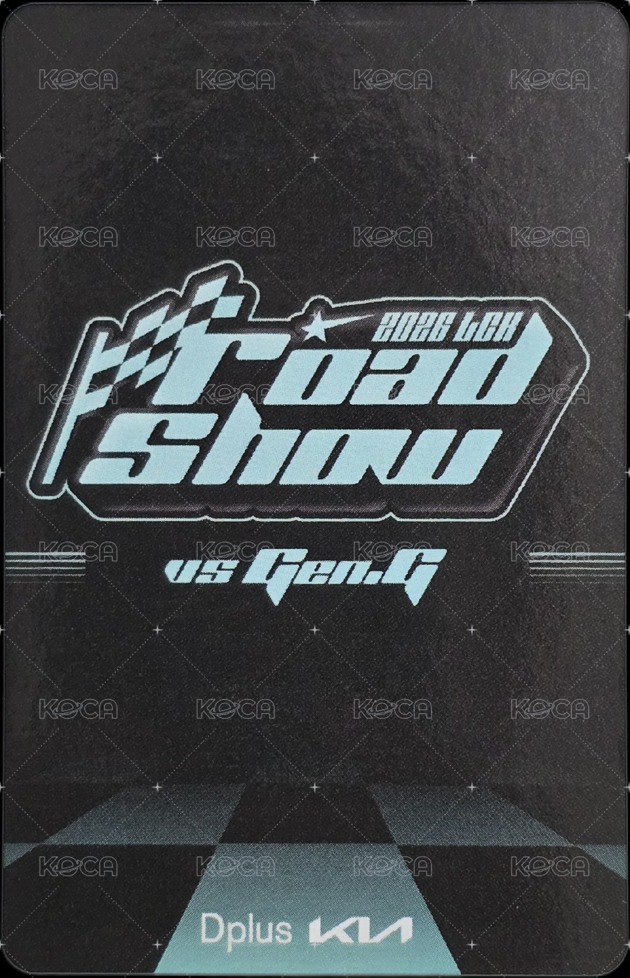LCK TEAM ROADSHOW 周邊卡  背面