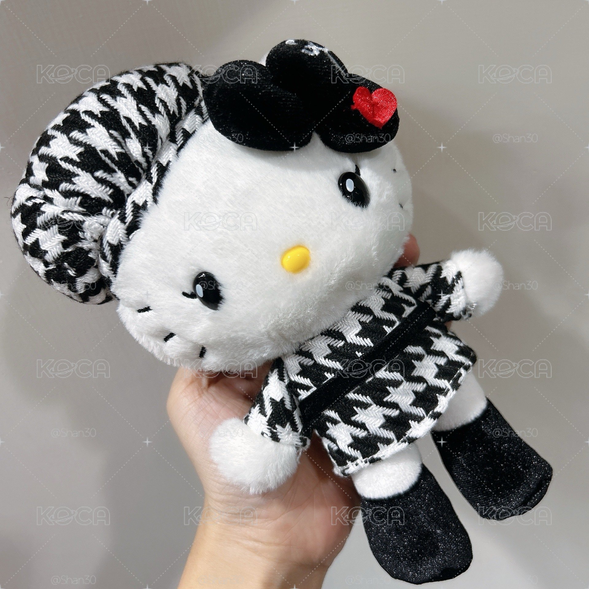 千鳥格Kitty