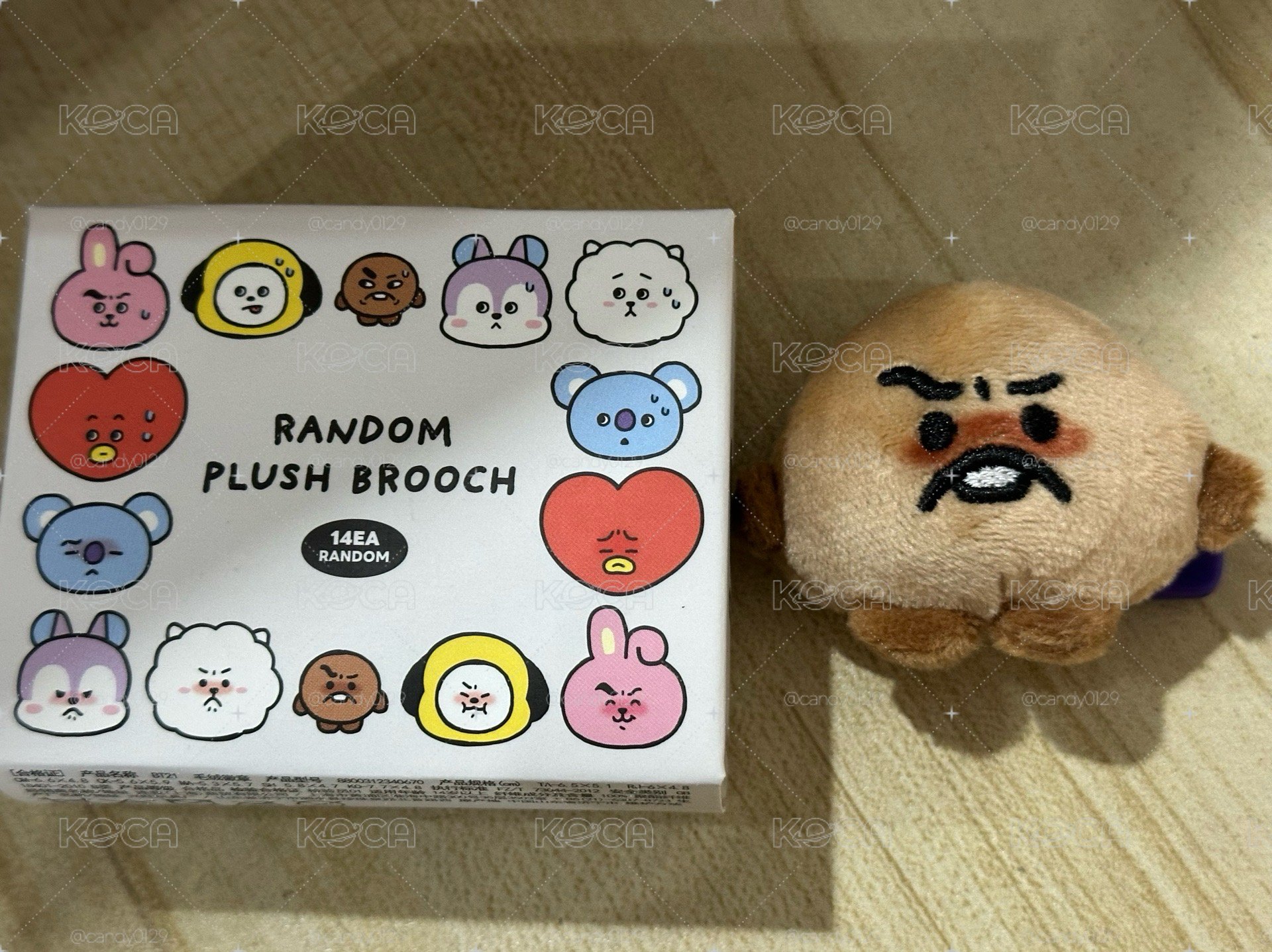 BT21 別針 SHOOKY