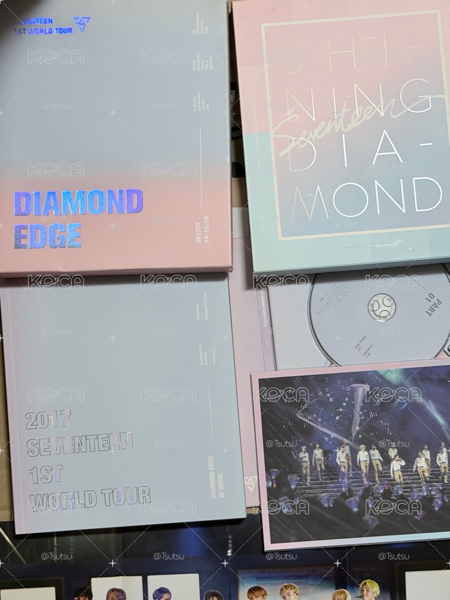 (現貨兩本一起出 有特典）seventeen 2017 DIAMOND EDGE 寫真集 / 回憶錄 