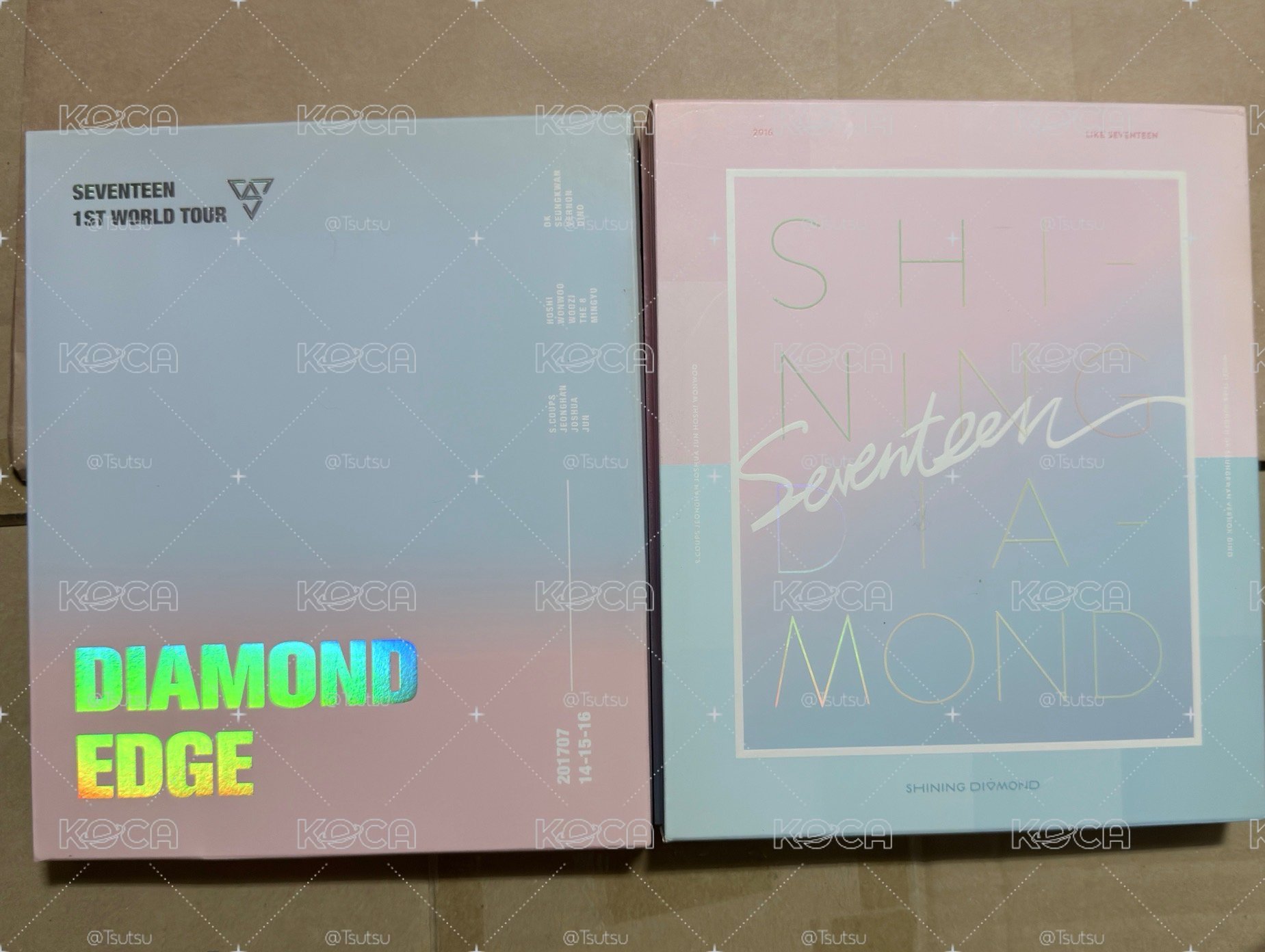 (現貨兩本一起出 有特典）seventeen 2017 DIAMOND EDGE 寫真集 / 回憶錄 