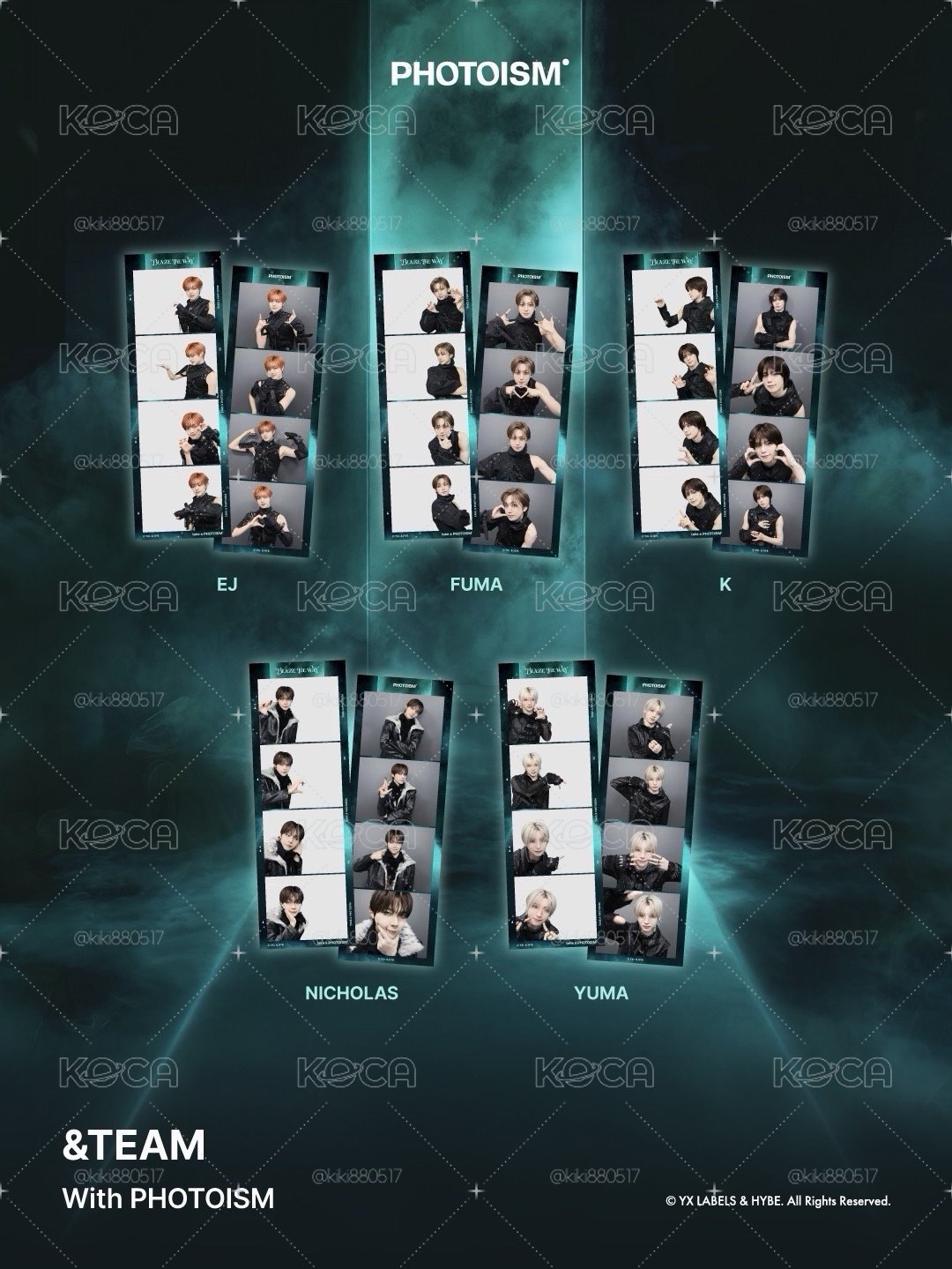 BTW photoism 人生四格