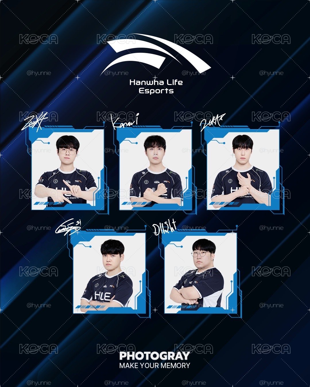 PHOTOGRAY X Hanwha Life Esports 人生四格空拍代印 📸