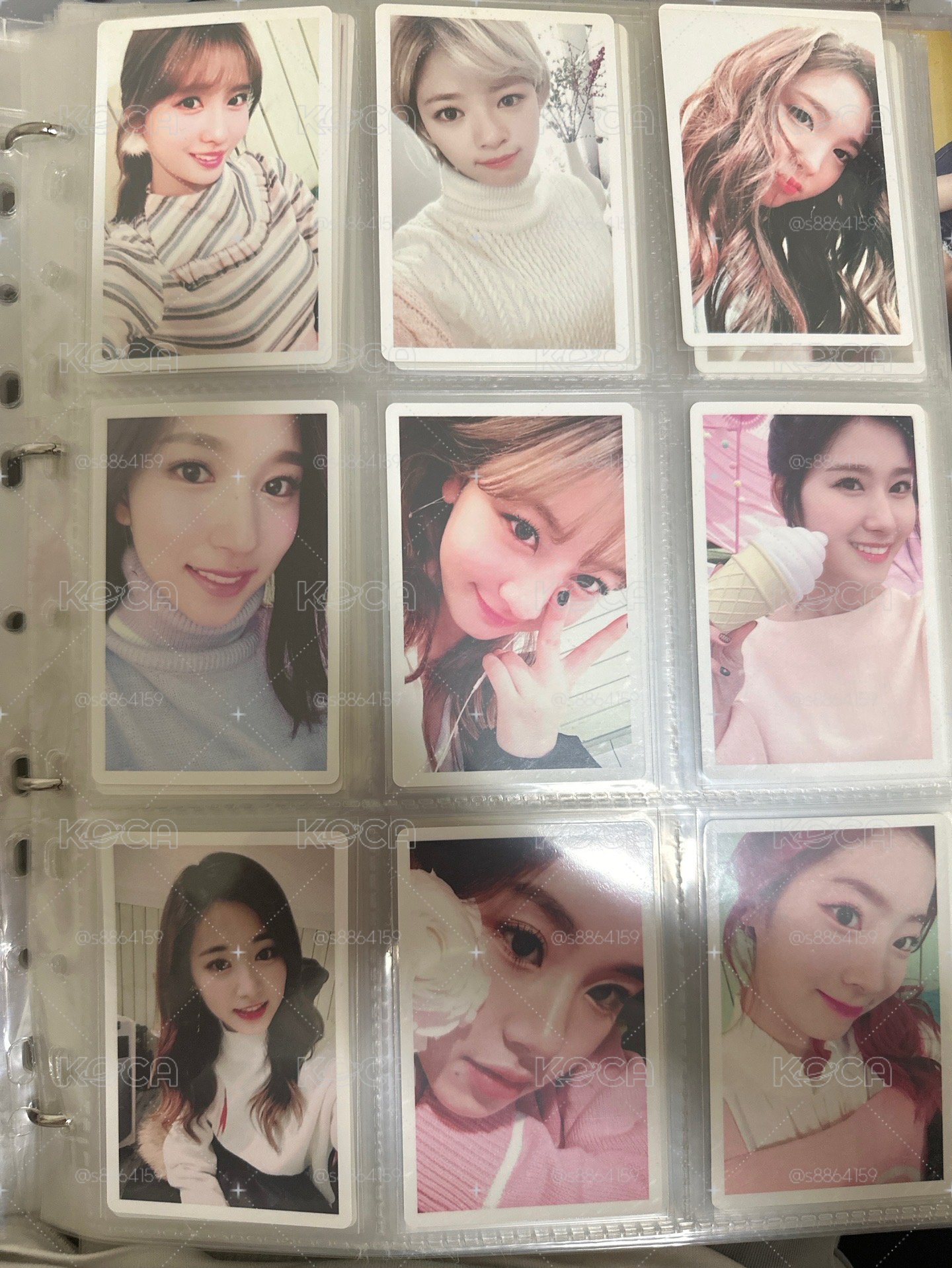 TWICE 卡一套