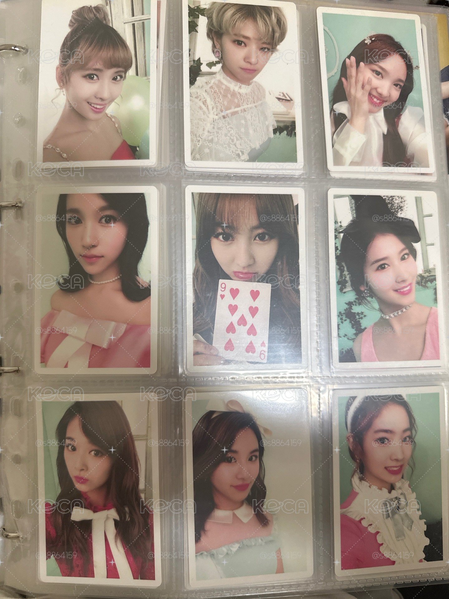 TWICE 卡一套