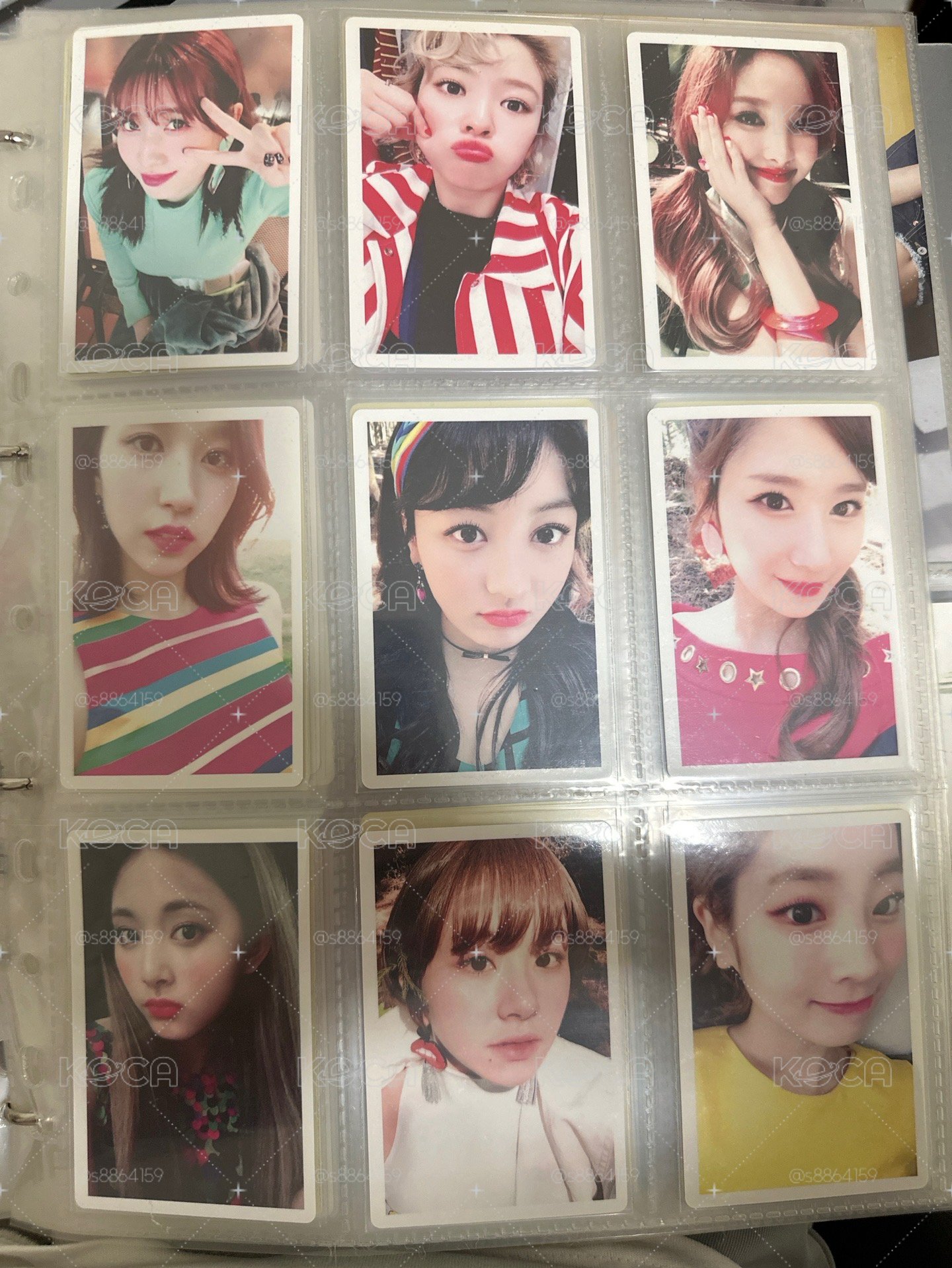 TWICE 卡一套