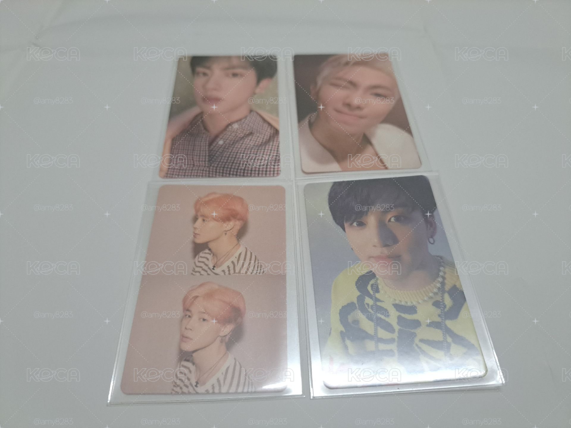 BTS 防彈少年團 MAP OF THE SOUL : PERSONA 小卡Jin RM Jimin Jung kook