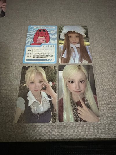 宋雨琦solo二專輯卡三張（外加Gigi卡