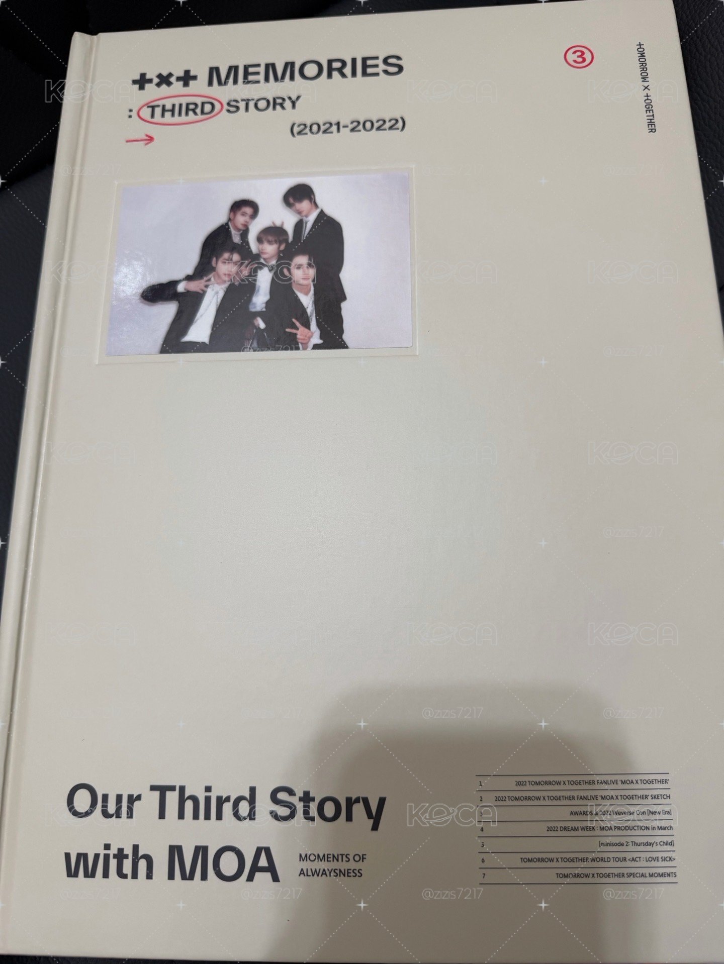TXT- MEMORIES : THIRD STORY 回憶錄 DVD(全新現貨）