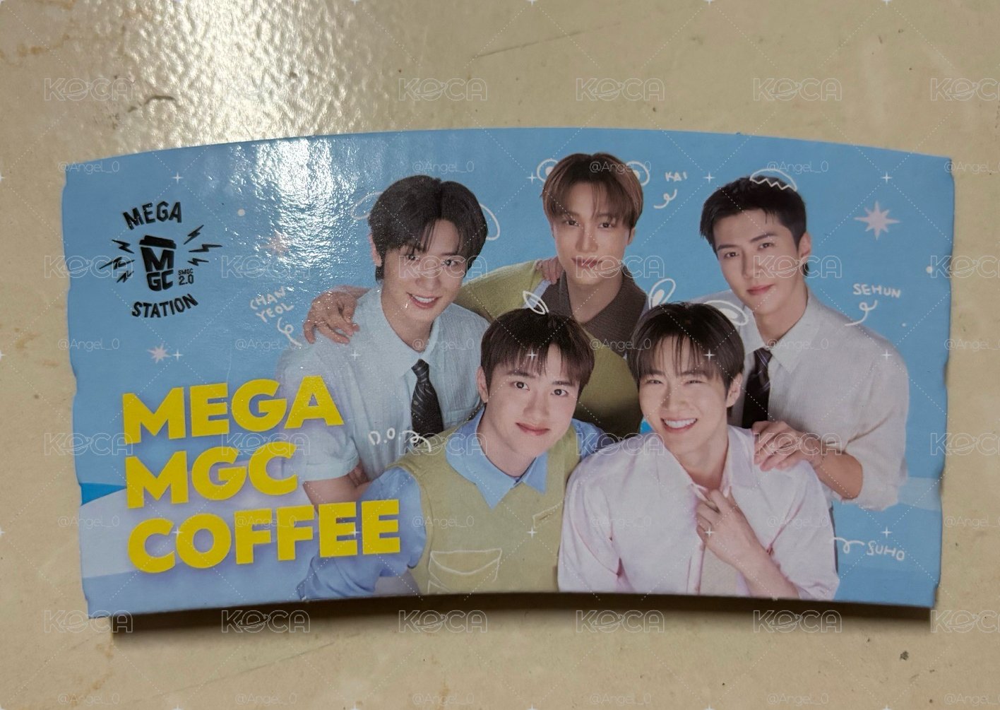 EXO MEGA COFFEE杯套
