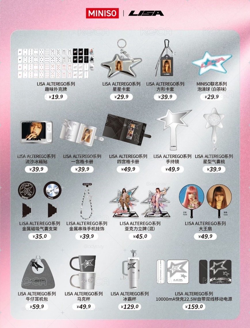 Lisa x Miniso