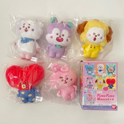 現貨 可選成員 BT21 日本限定 BANDAI FUWA 4代