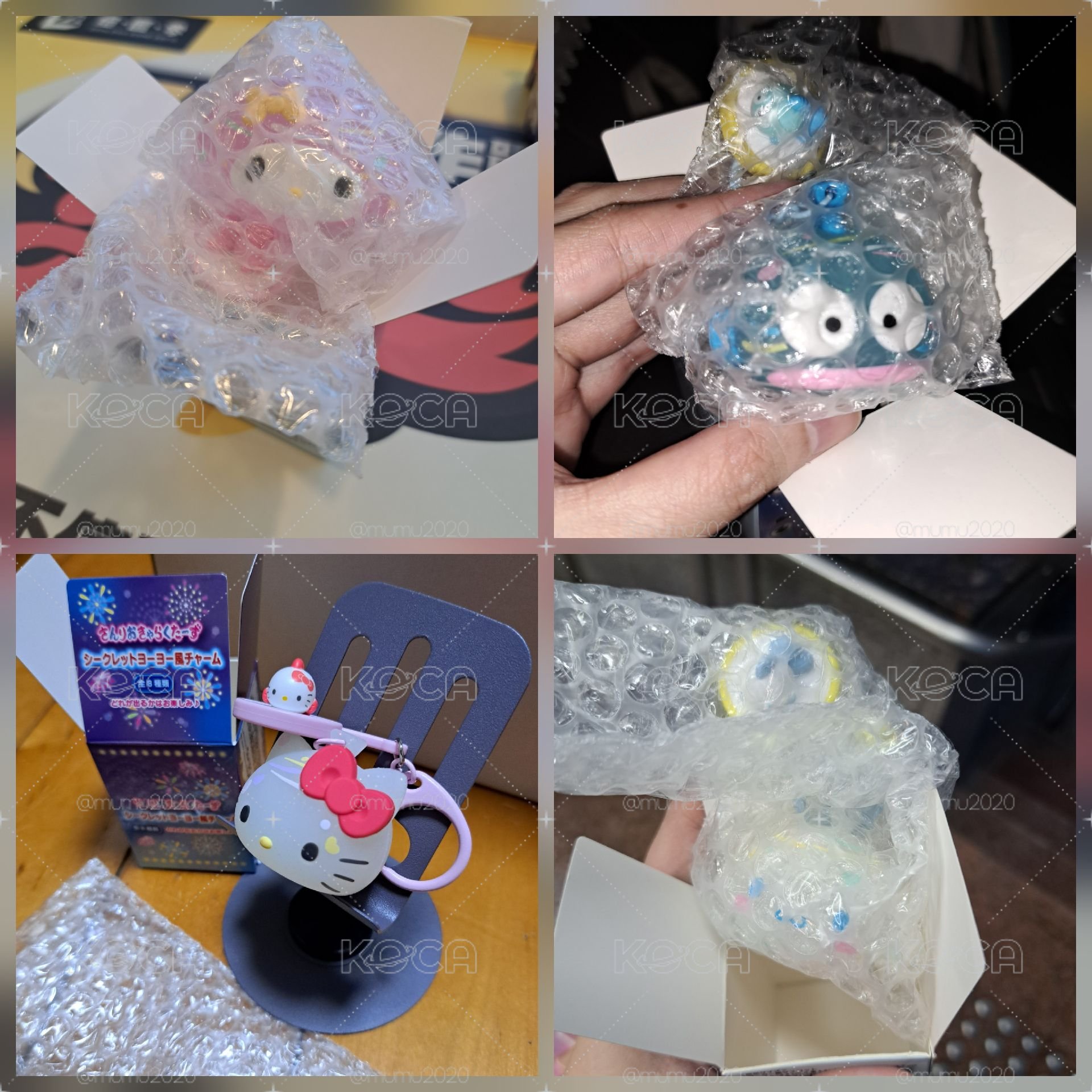 2026 夏日花火祭 撈金魚 吊飾 （凱蒂/大耳狗/漢頓/美樂蒂）