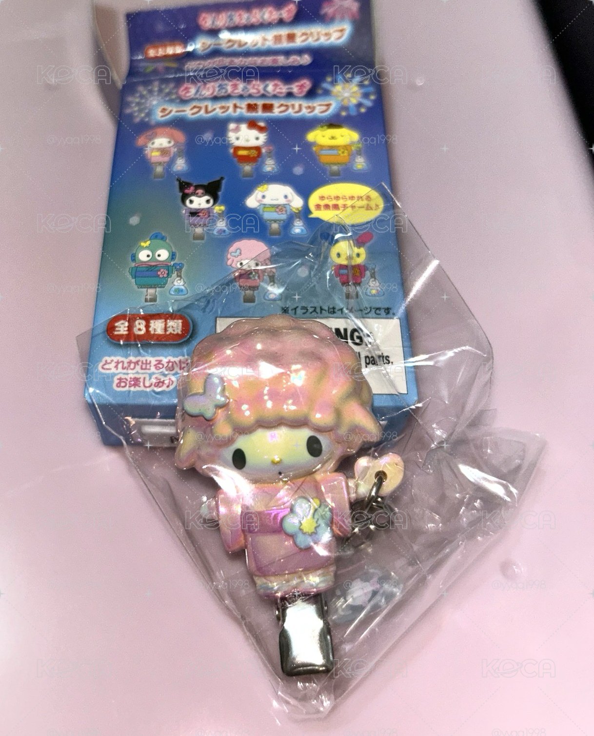 三麗鷗花火髮夾 彼安諾