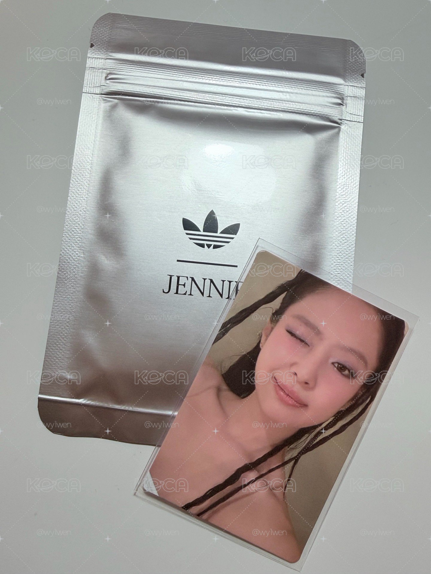 Adidas x Jennie 台灣滿額卡一套+塔麻可吉妮廠損滿額卡