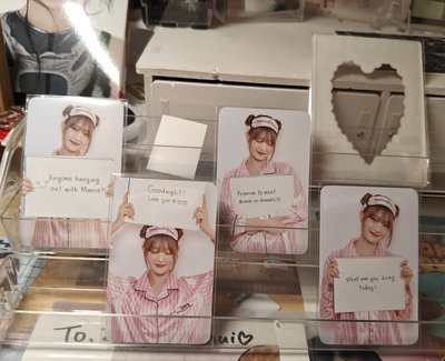 MINNIE美迪惠爾代言卡