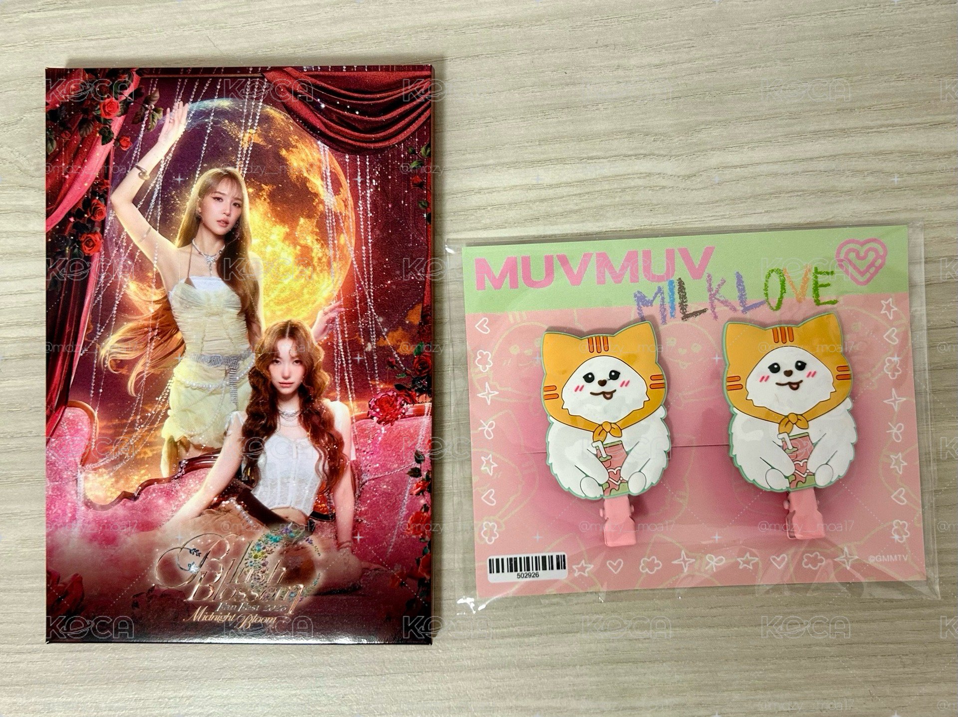 26 BBFF JANJINGJING 照片組 & 25 BBFF MUVMUV 髮夾 
