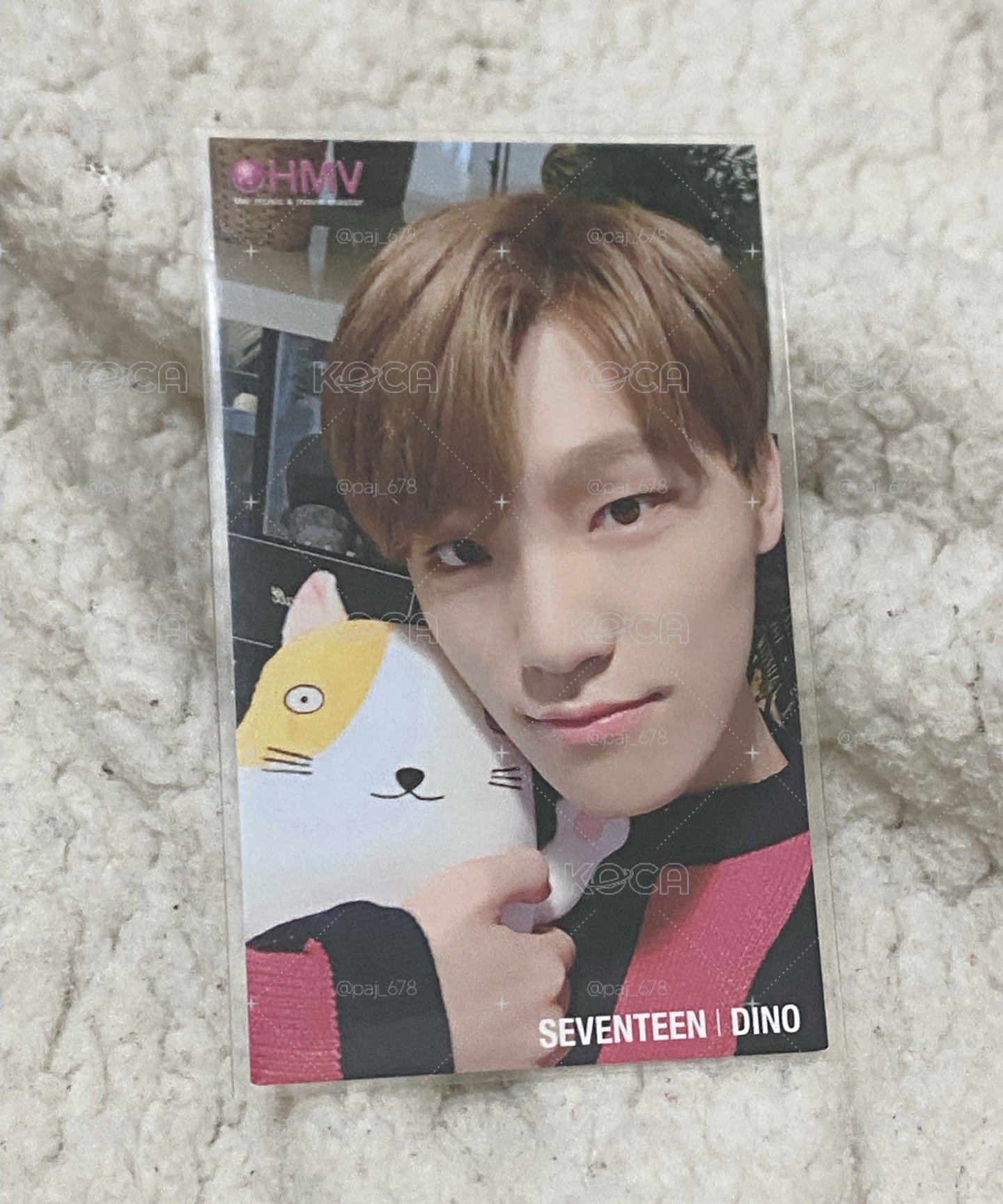 ‘SVT’ hmv 周邊卡 抱娃卡 李燦