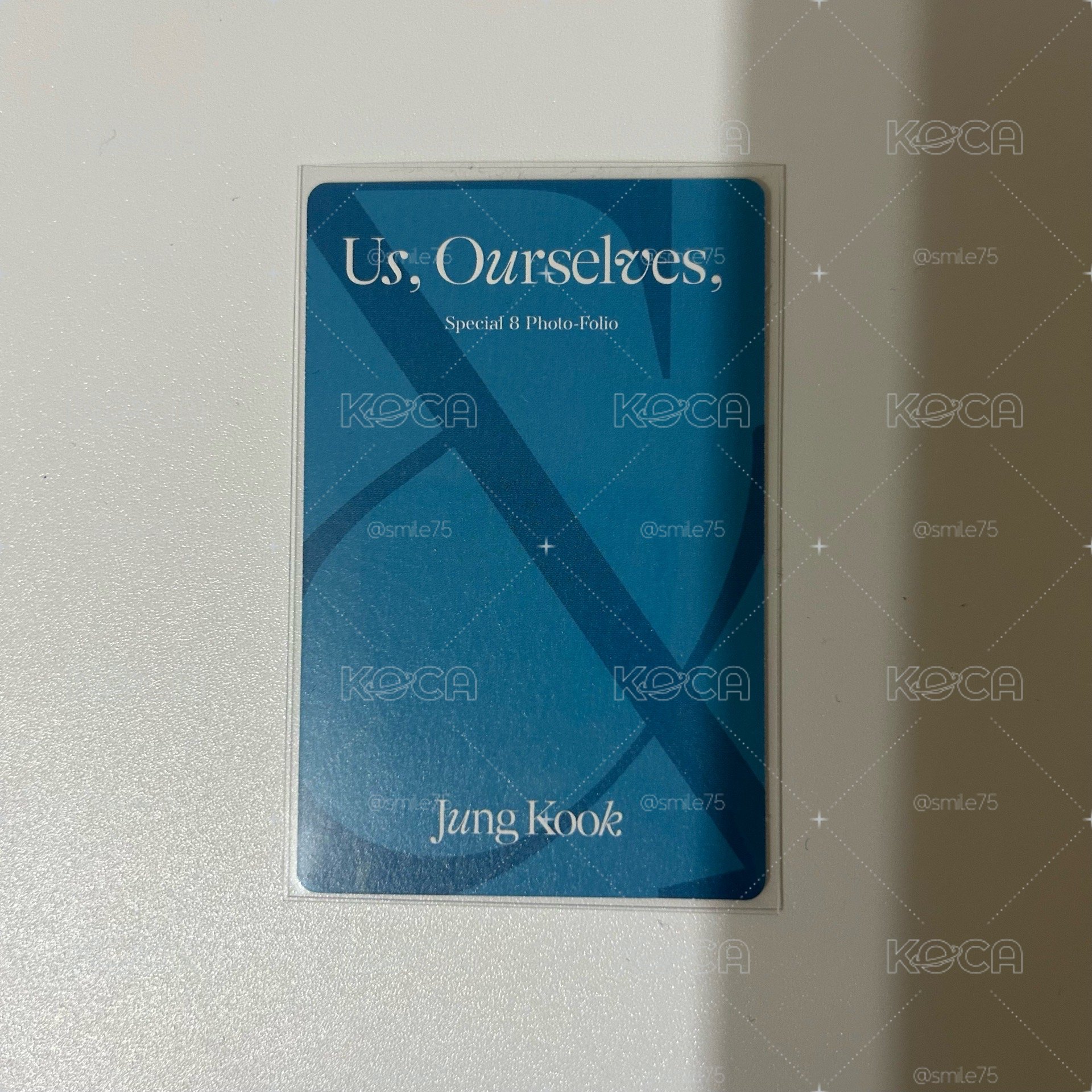 BTS 防彈少年團 田柾國 JK 團寫國 小卡