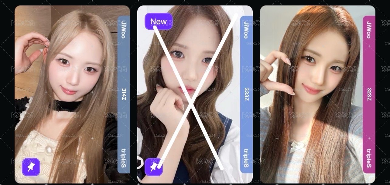 tripleS JiWoo 李知禹電子卡