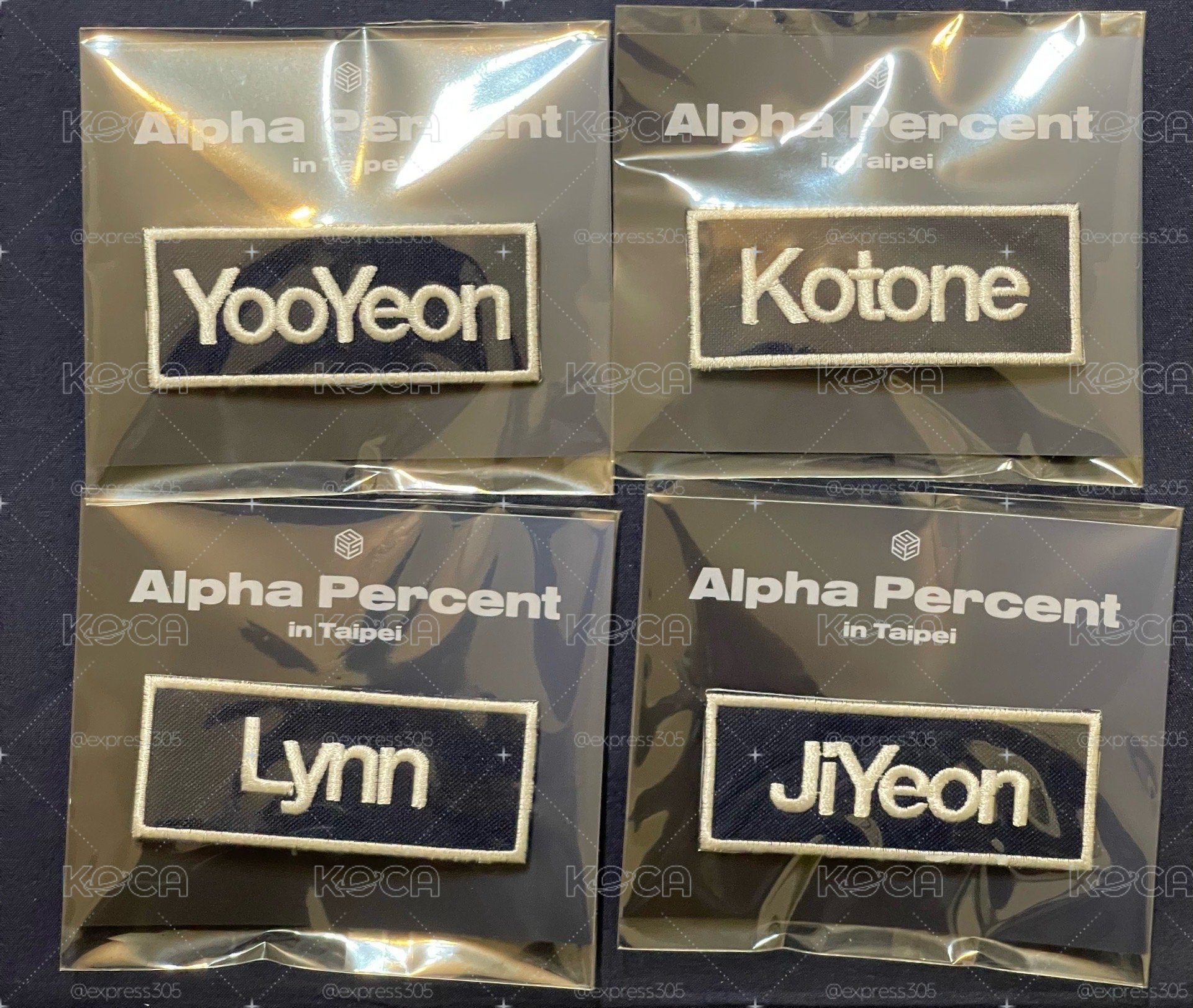 tripleS @% 台北場 姓名牌