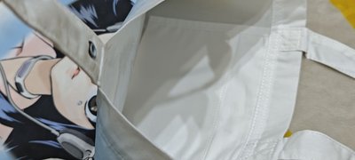 【吊牌未拆+原廠外袋】NewJeans Get Up 插畫風 帆布袋托特包 - Haerin貓貓